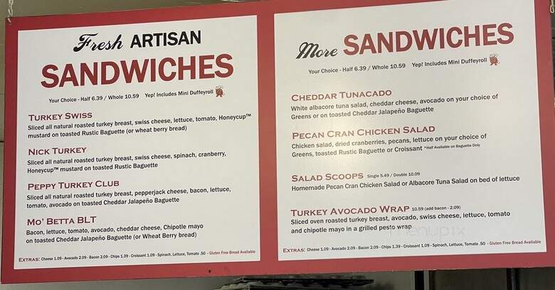 The Duffeyroll Cafe - Denver, CO menu_pic