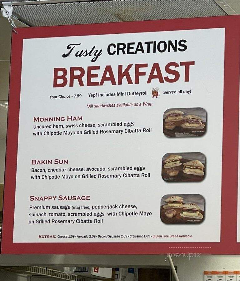 The Duffeyroll Cafe - Denver, CO menu_pic