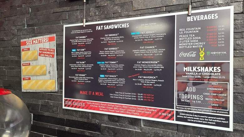 The Fat Shack - Thornton, CO menu_pic