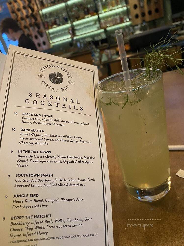 Wood Stone Craft Pizza + Bar - Fayetteville, AR menu_pic