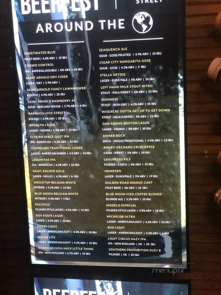 Beerfest - New Orleans, LA menu_pic