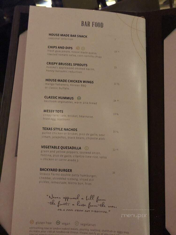Monduel's - Dallas, TX menu_pic