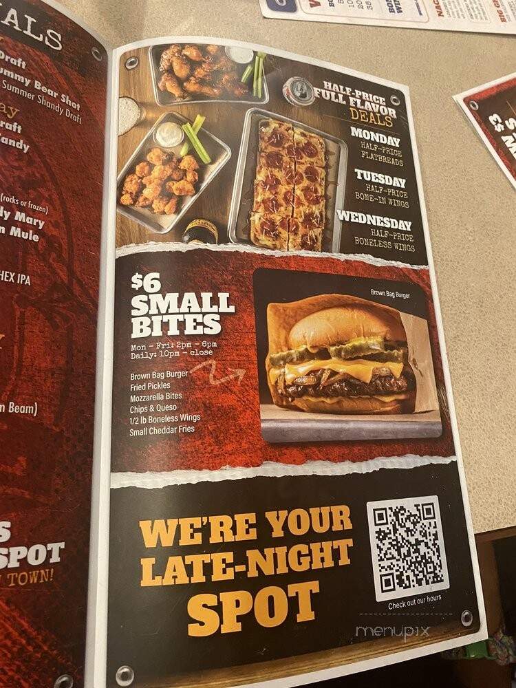 Boomerjack's Grill and Bar - Arlington, TX menu_pic