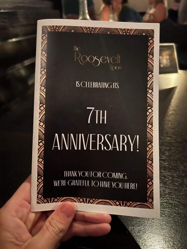 The Roosevelt Room - Austin, TX menu_pic