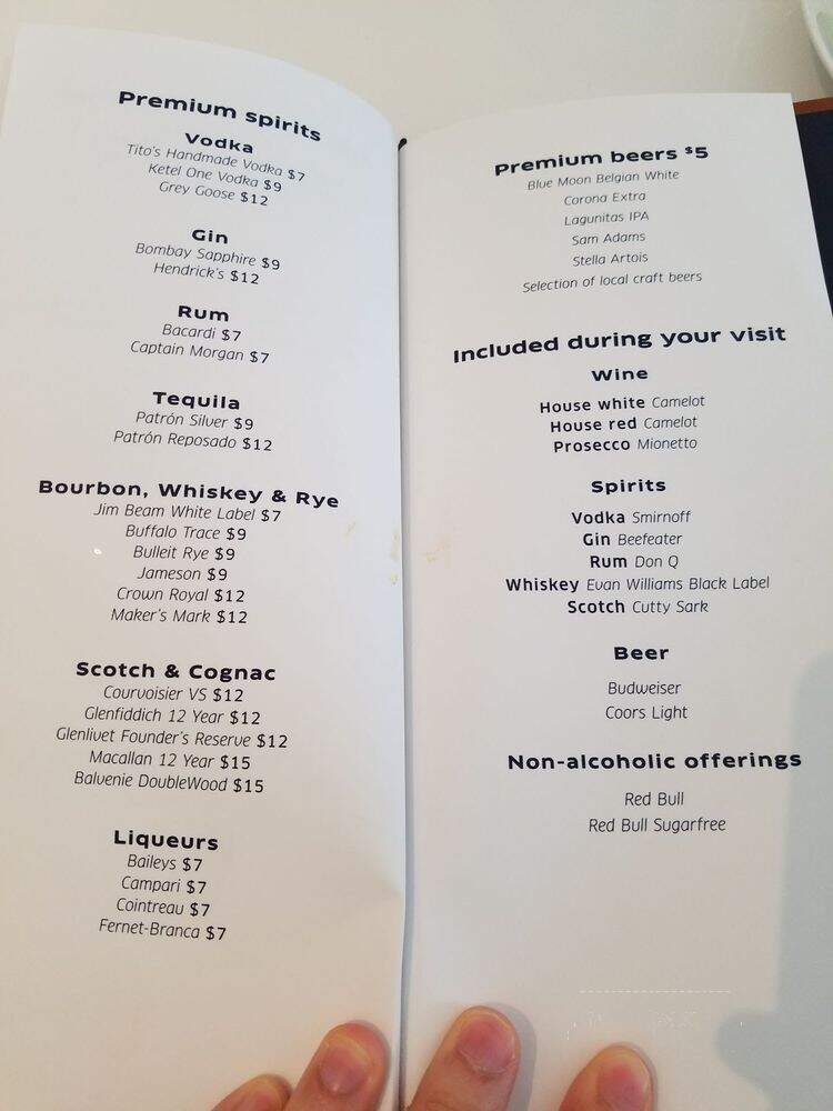 United Club - Houston, TX menu_pic