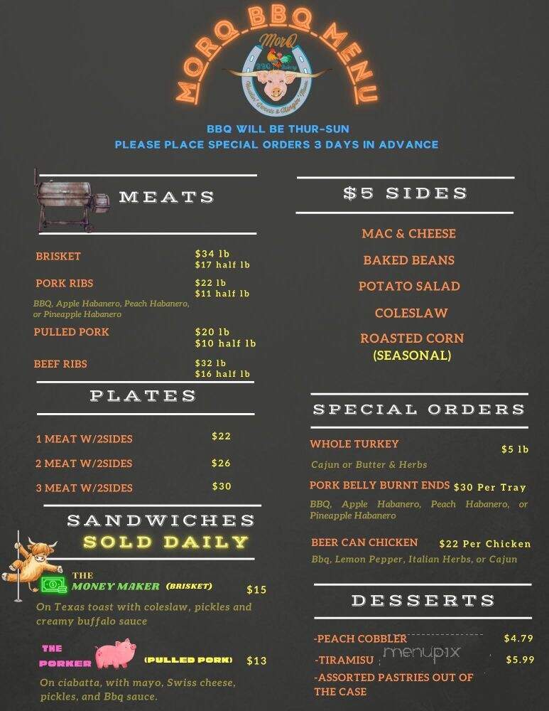 Ovens of Patagonia - Patagonia, AZ menu_pic