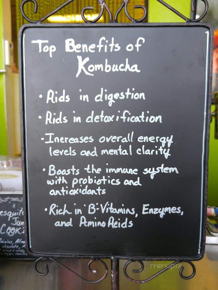 Fermented Tea Company Kombucha Coffee Cafe - Tucson, AZ menu_pic