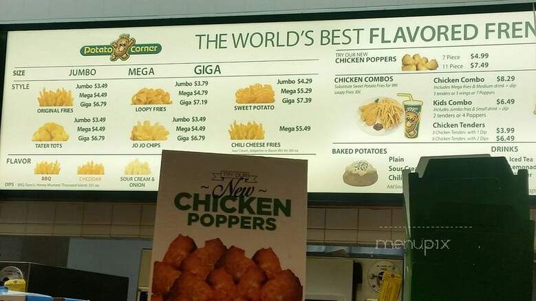 Potato Corner - Albuquerque, NM menu_pic