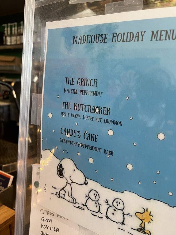 MadHouse Coffee - Las Vegas, NV menu_pic