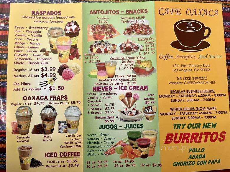 Cafe Oaxaca - Los Angeles, CA