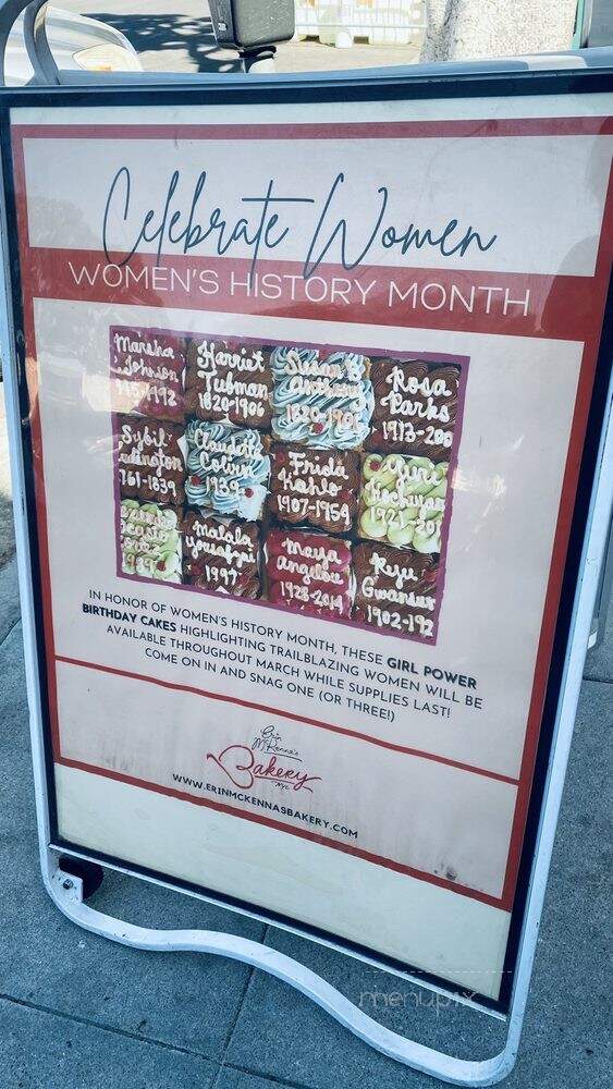Erin McKenna's Bakery - Los Angeles, CA menu_pic