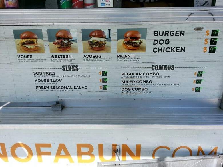 Son of a Bun - Los Angeles, CA menu_pic