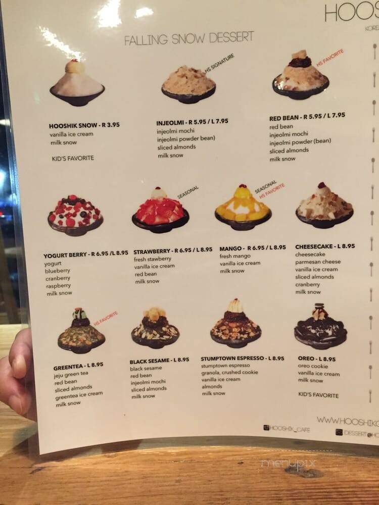 Hooshik - Monterey Park, CA menu_pic