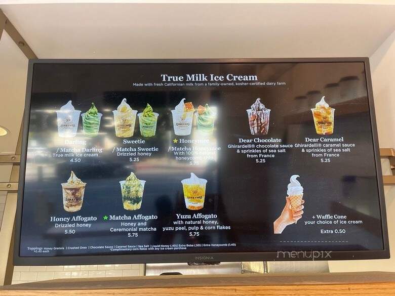 Honeymee - Los Angeles, CA menu_pic