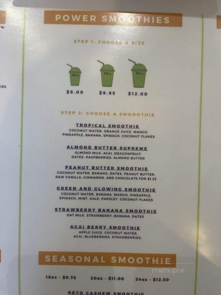 Berry Bowl - Los Angeles, CA menu_pic
