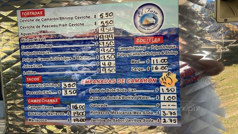 Mariscos El Faro - Los Angeles, CA menu_pic