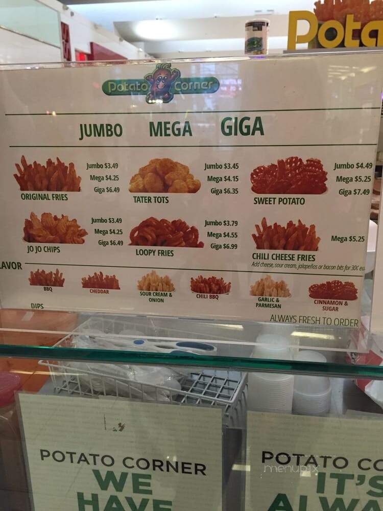Potato Corner - Culver City, CA menu_pic