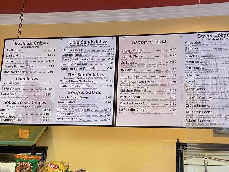 Crepes de Paris - Pasadena, CA menu_pic