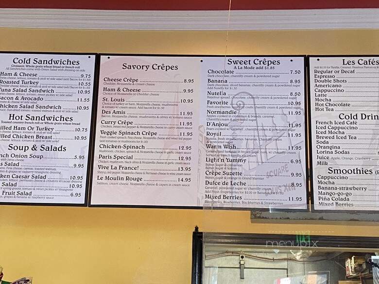 Crepes de Paris - Pasadena, CA menu_pic