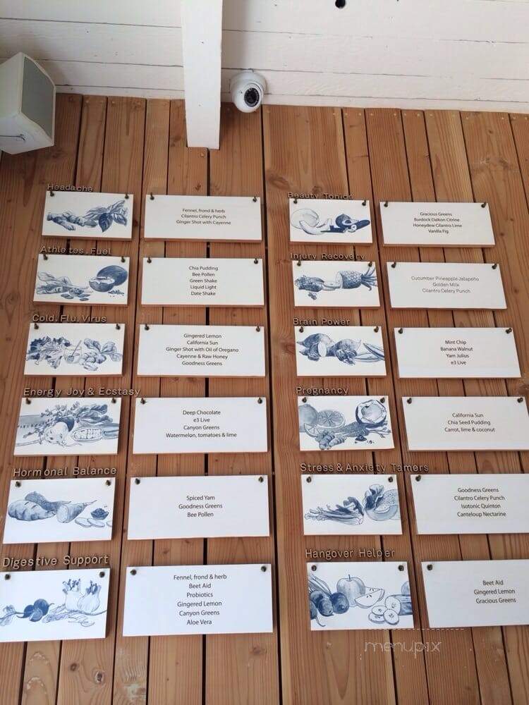 Moon Juice - Venice, CA menu_pic