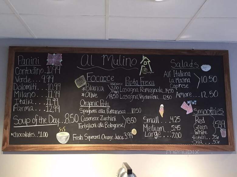 Al Mulino Eatalian Bakery & Bar - Westlake Village, CA menu_pic