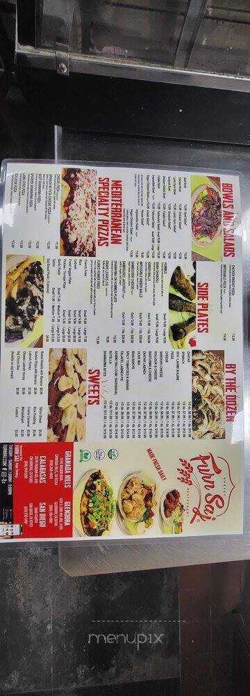 Saj Bakery - Los Angeles, CA menu_pic
