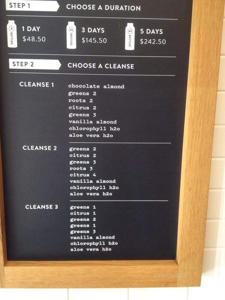 Pressed Juicery - Santa Monica, CA menu_pic