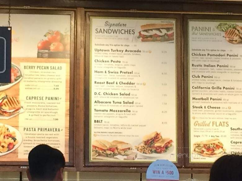 Corner Bakery Cafe - Whittier, CA menu_pic