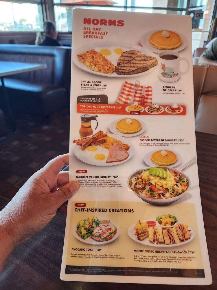 Norms - Pico Rivera, CA menu_pic