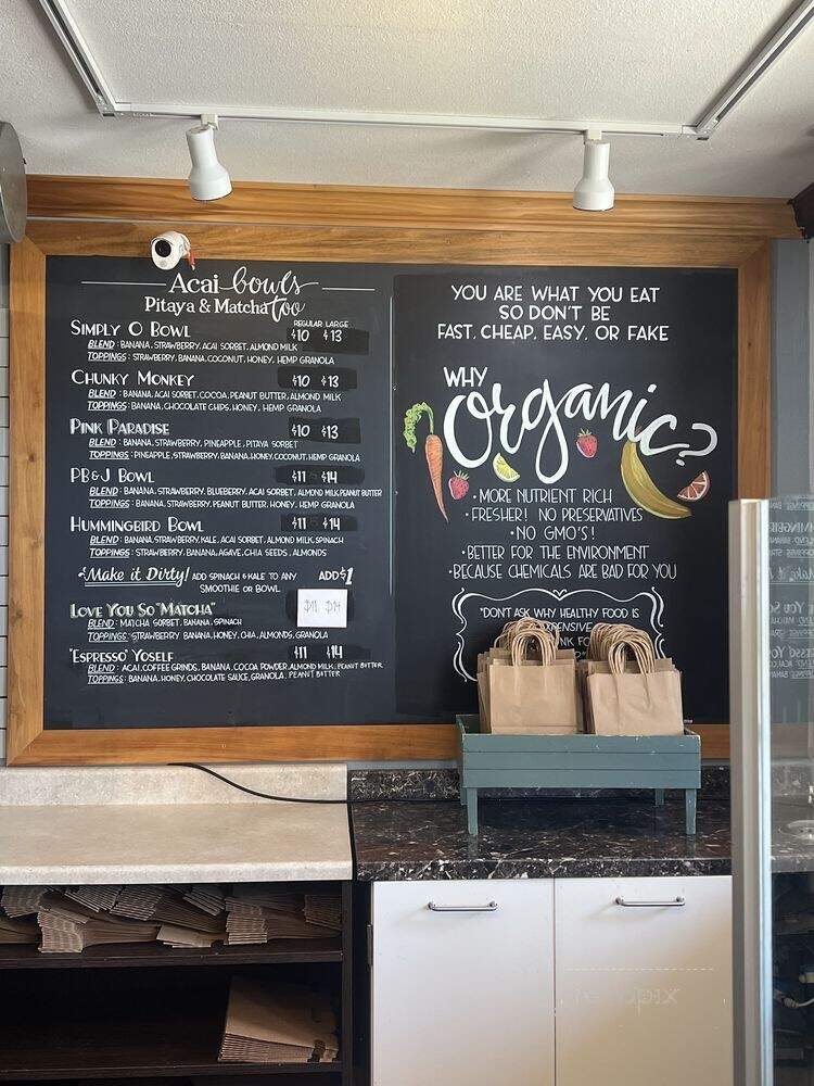 Simply O Organic Juice Bar - Los Alamitos, CA menu_pic