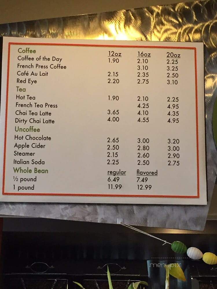 Java Connection - Cypress, CA menu_pic