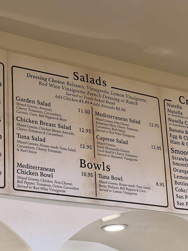 Gio's Baguettes & More - Montrose, CA menu_pic