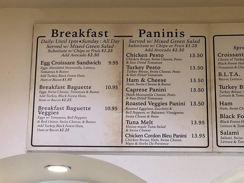 Gio's Baguettes & More - Montrose, CA menu_pic