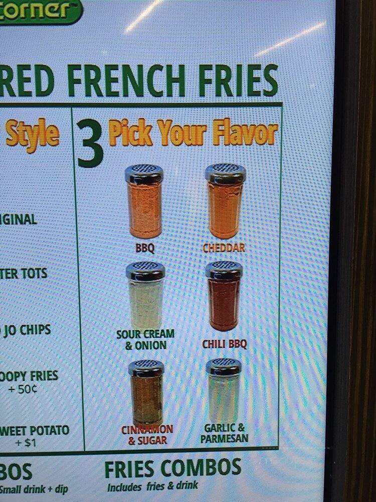 Potato Corner - Arcadia, CA menu_pic