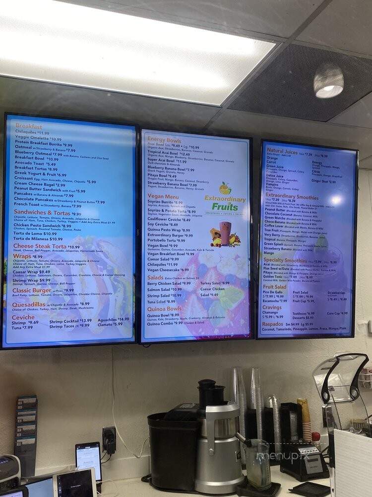 True Fruit - Spring Valley, CA menu_pic