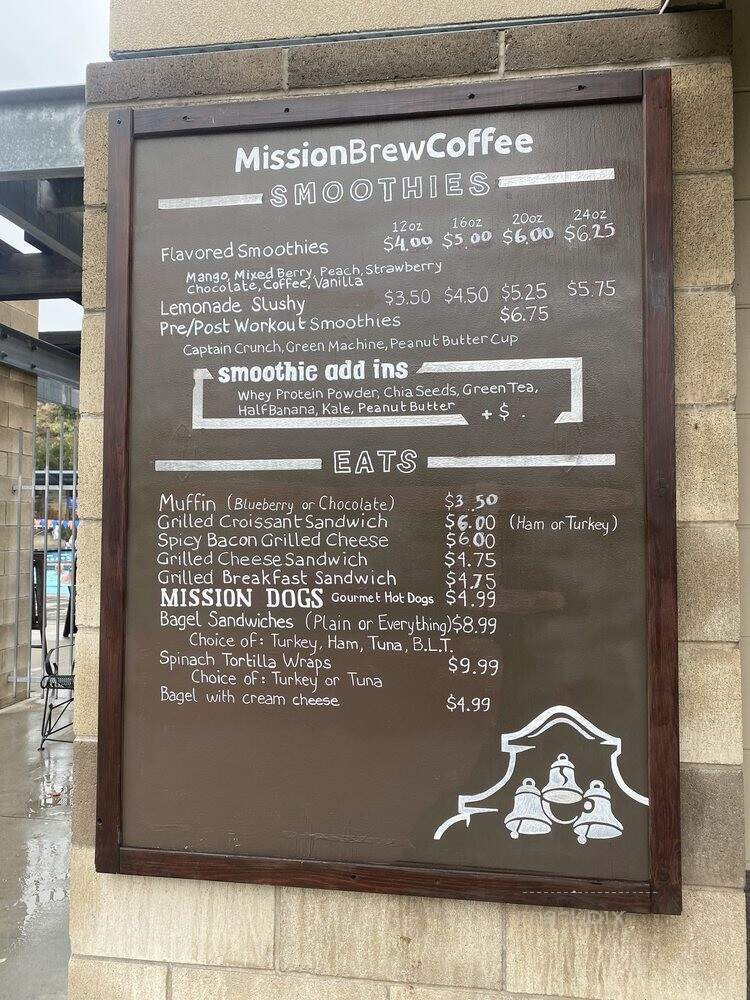 Mission Brew Coffee - San Diego, CA menu_pic