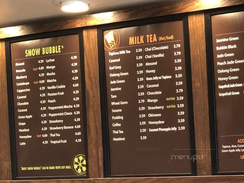 Tapioca Express - San Marcos, CA menu_pic