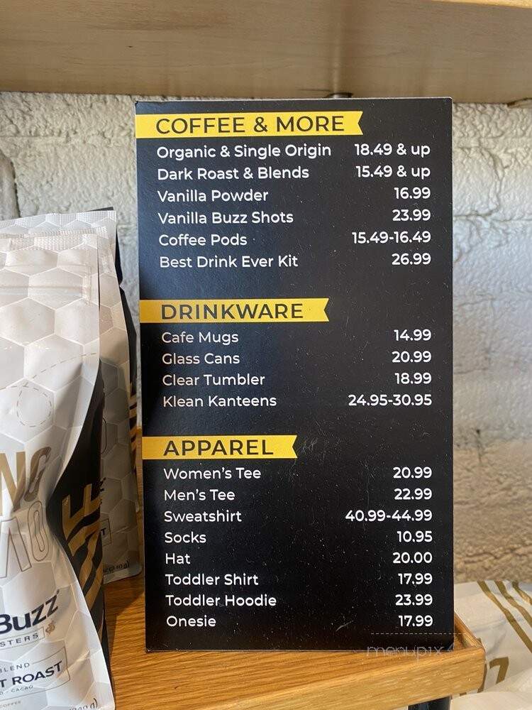 Better Buzz Coffee - Encinitas, CA menu_pic
