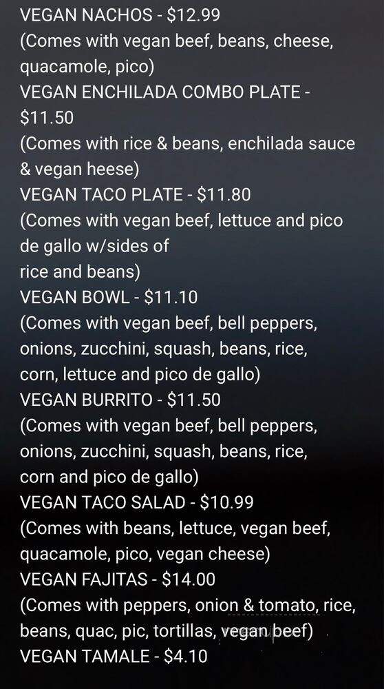 Cruz Tacos & Mexican Bakery - Murrieta, CA menu_pic