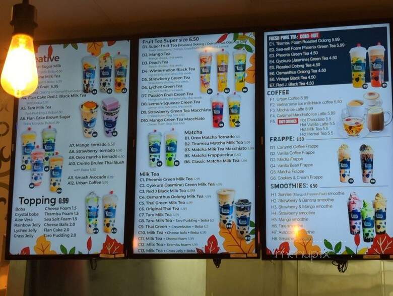 Urban Location - Garden Grove, CA menu_pic