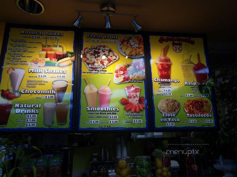 Arsenios Mexican Resturante - Clovis, CA menu_pic