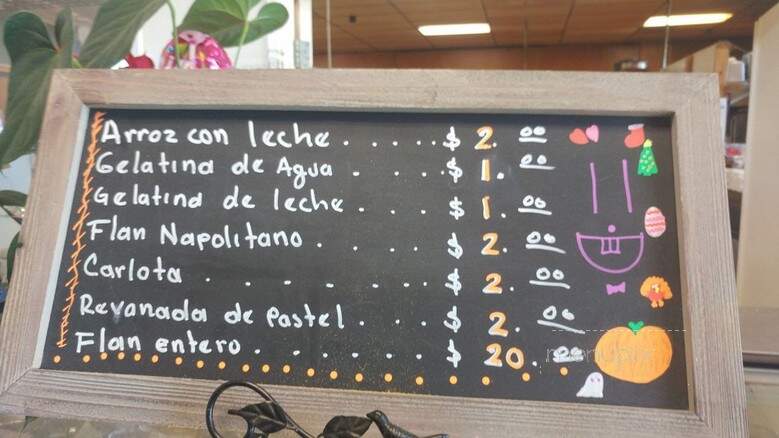 Zimatlan Bakery - Seaside, CA menu_pic
