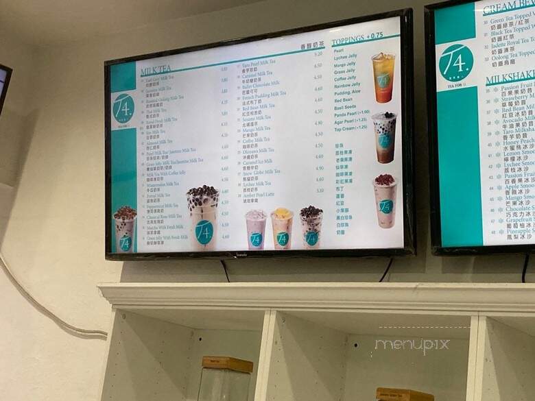T4 - Millbrae, CA menu_pic