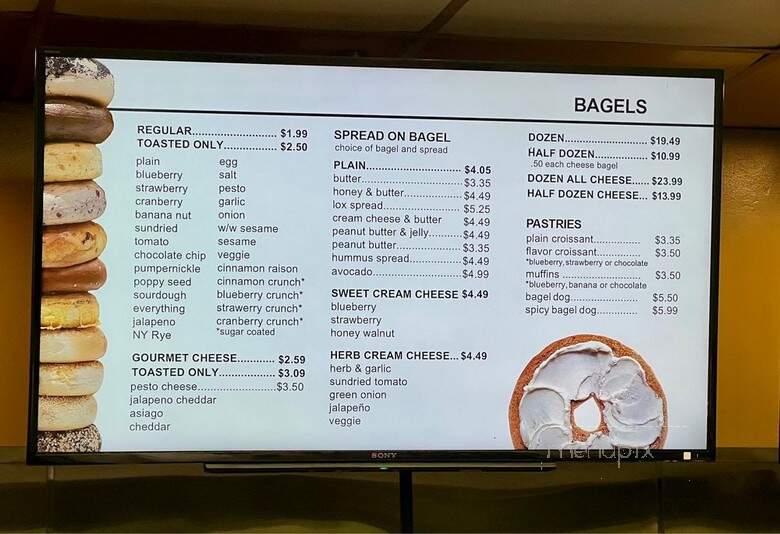 Main Street Bagels - Santa Clara, CA menu_pic