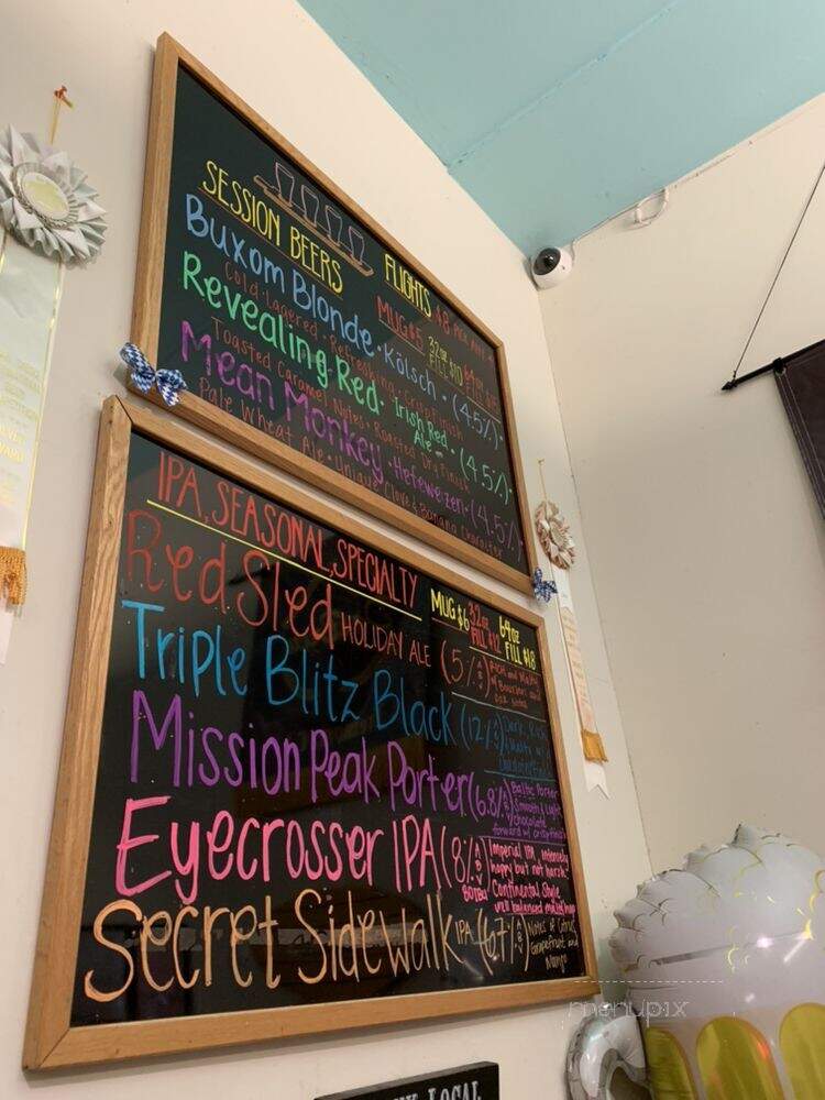 JP Das Brew Beer Tasting Room - Fremont, CA menu_pic