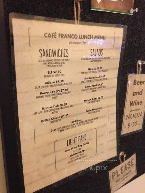 Cafe Franco - San Francisco, CA