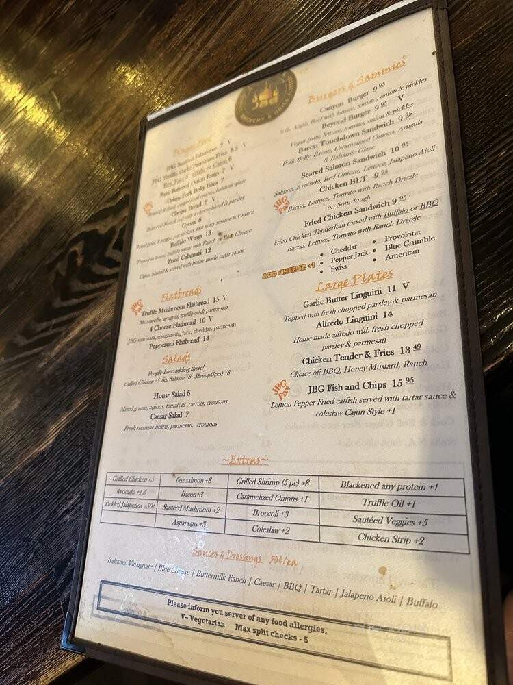 Junction Brewery and Grill - American Canyon, CA menu_pic