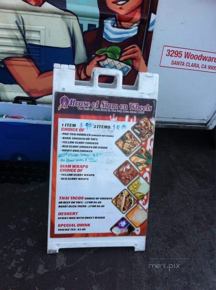 Siam Loco Wraps - San Jose, CA menu_pic