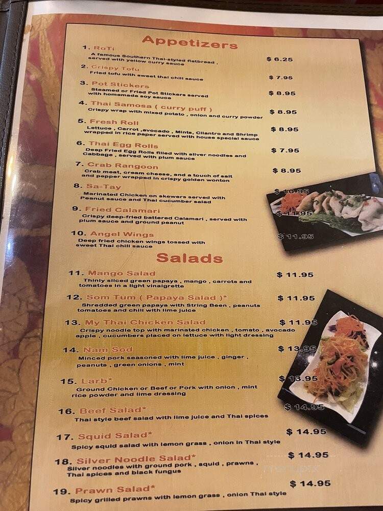 My Thai Cuisine - Ripon, CA menu_pic