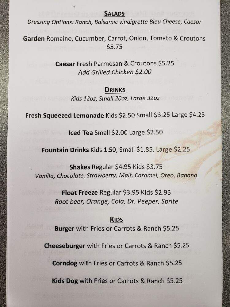The Dog House - Chico, CA menu_pic